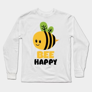 Love Honey Bee Happy Long Sleeve T-Shirt